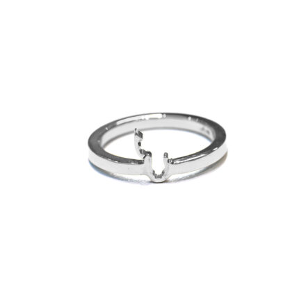 Bague en or gris à personnaliser
