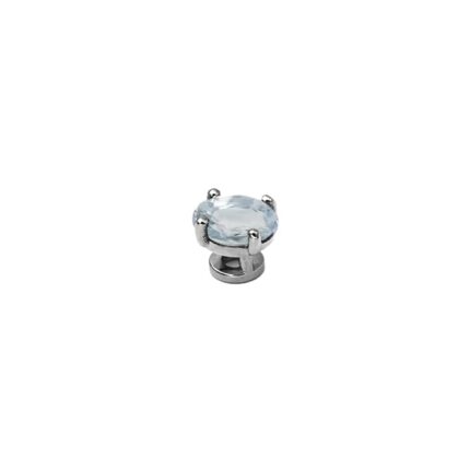 Gem aigue marine ovale M