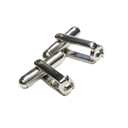 Boutons de manchettes en or gris