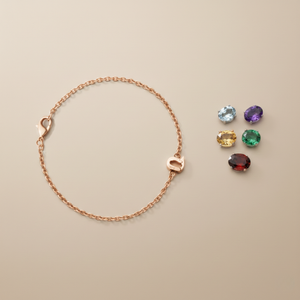 Customizable 18k Rose Gold Bracelet