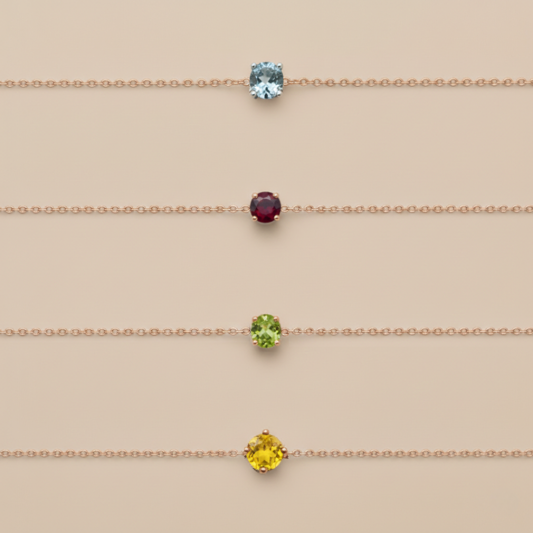 Customizable 18k Rose Gold Bracelet