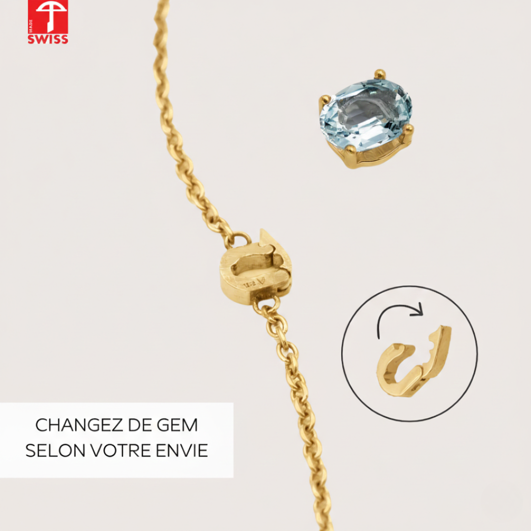 Customizable 18k Yellow Gold Bracelet