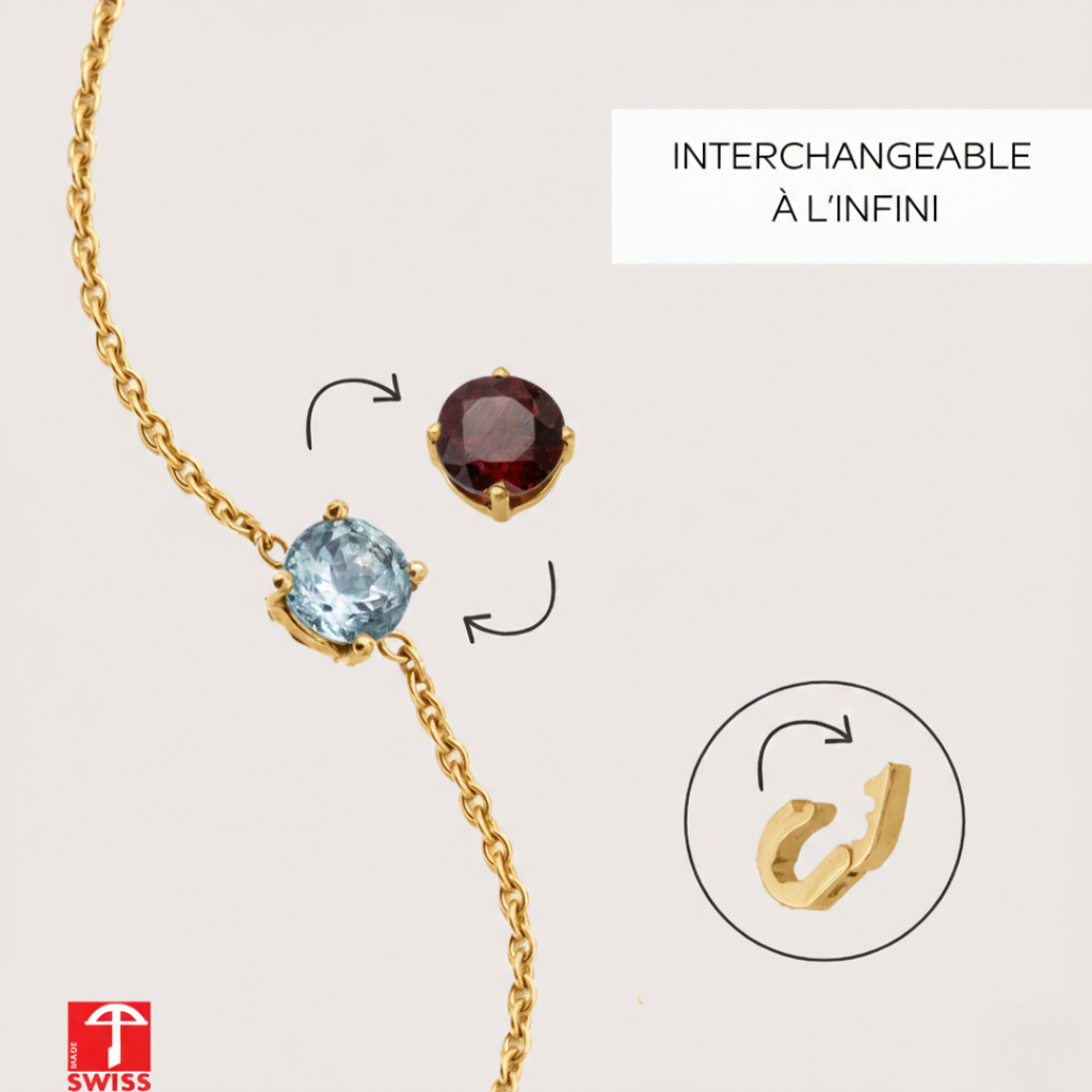 Customizable 18k Yellow Gold Bracelet