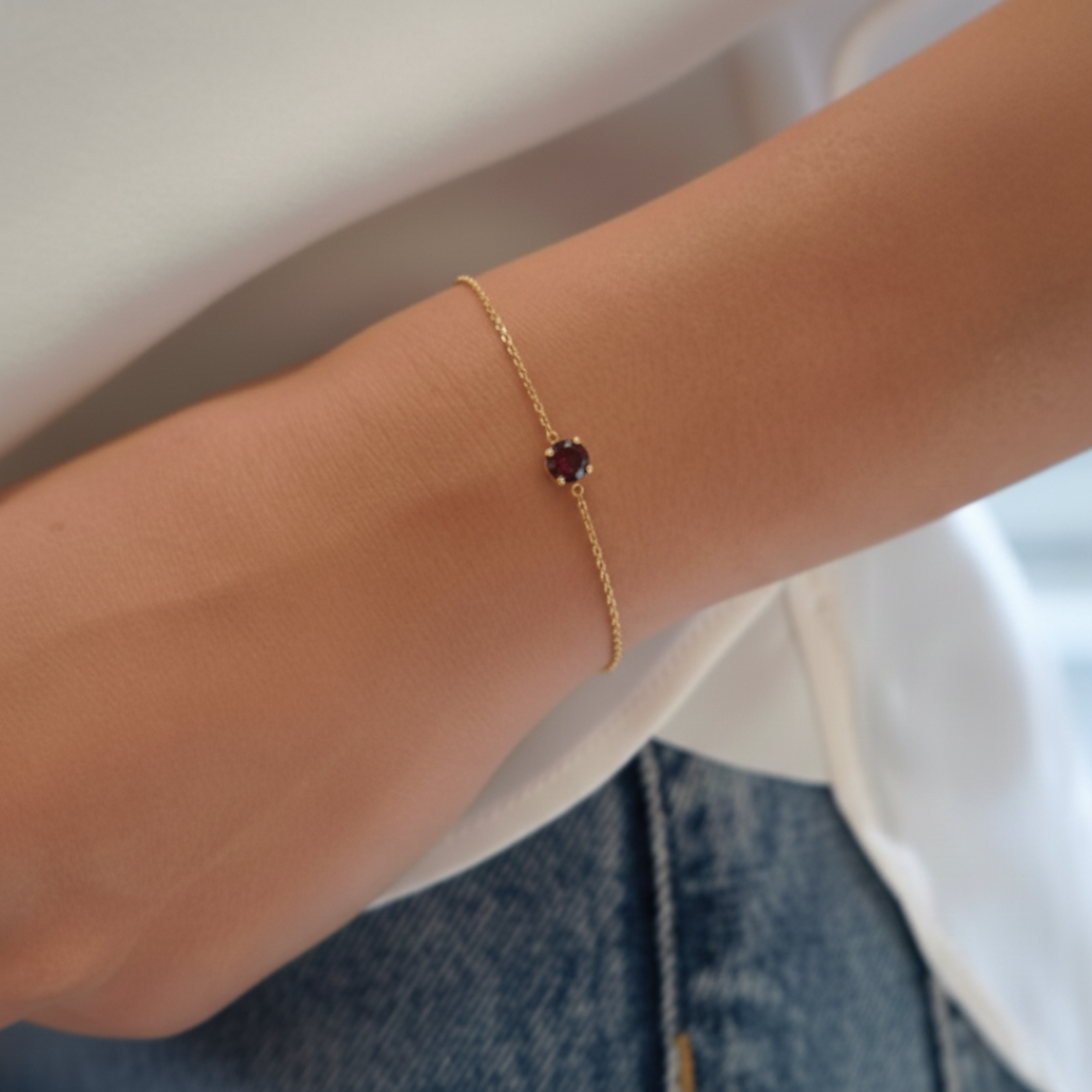 Customizable 18k Yellow Gold Bracelet