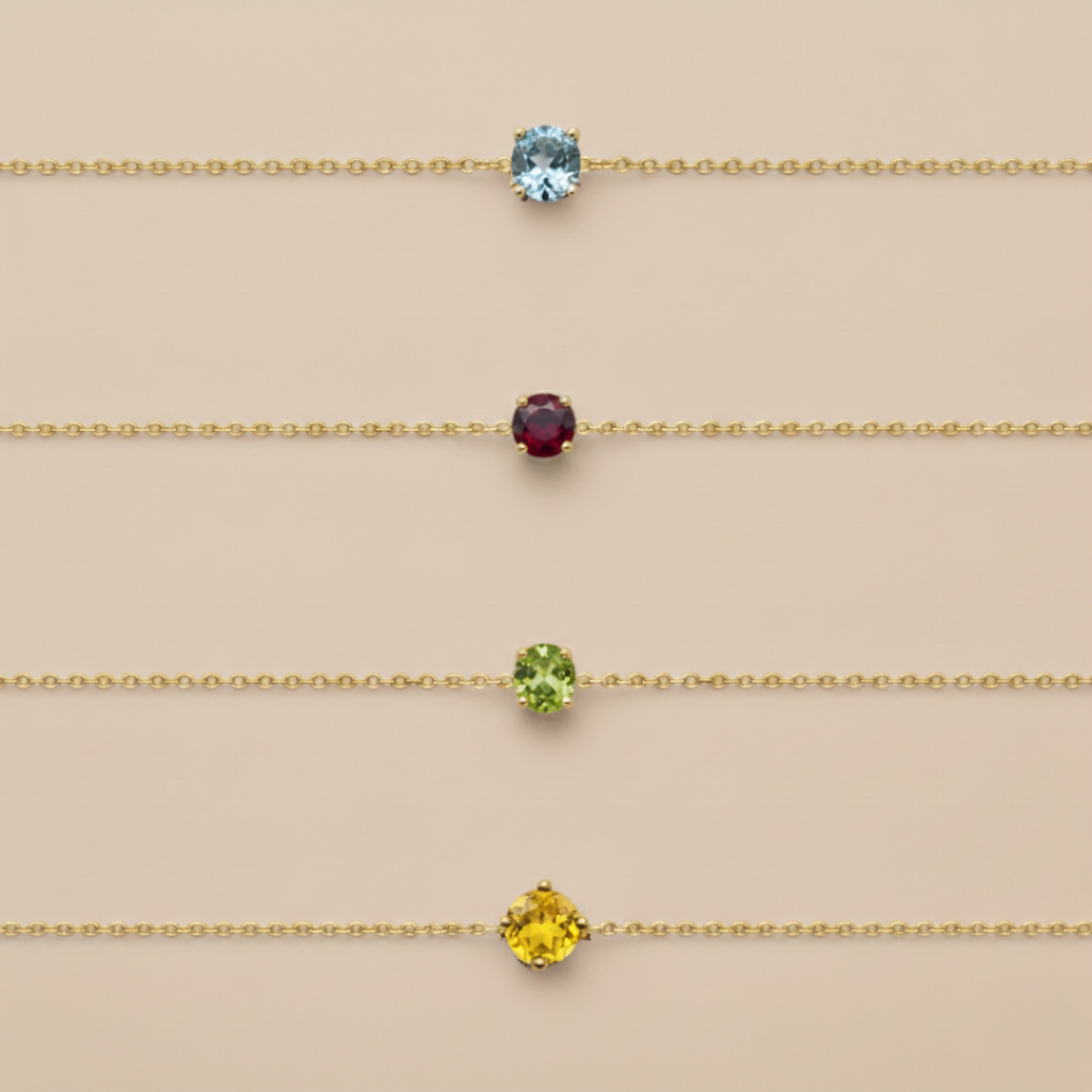 Customizable 18k Yellow Gold Bracelet