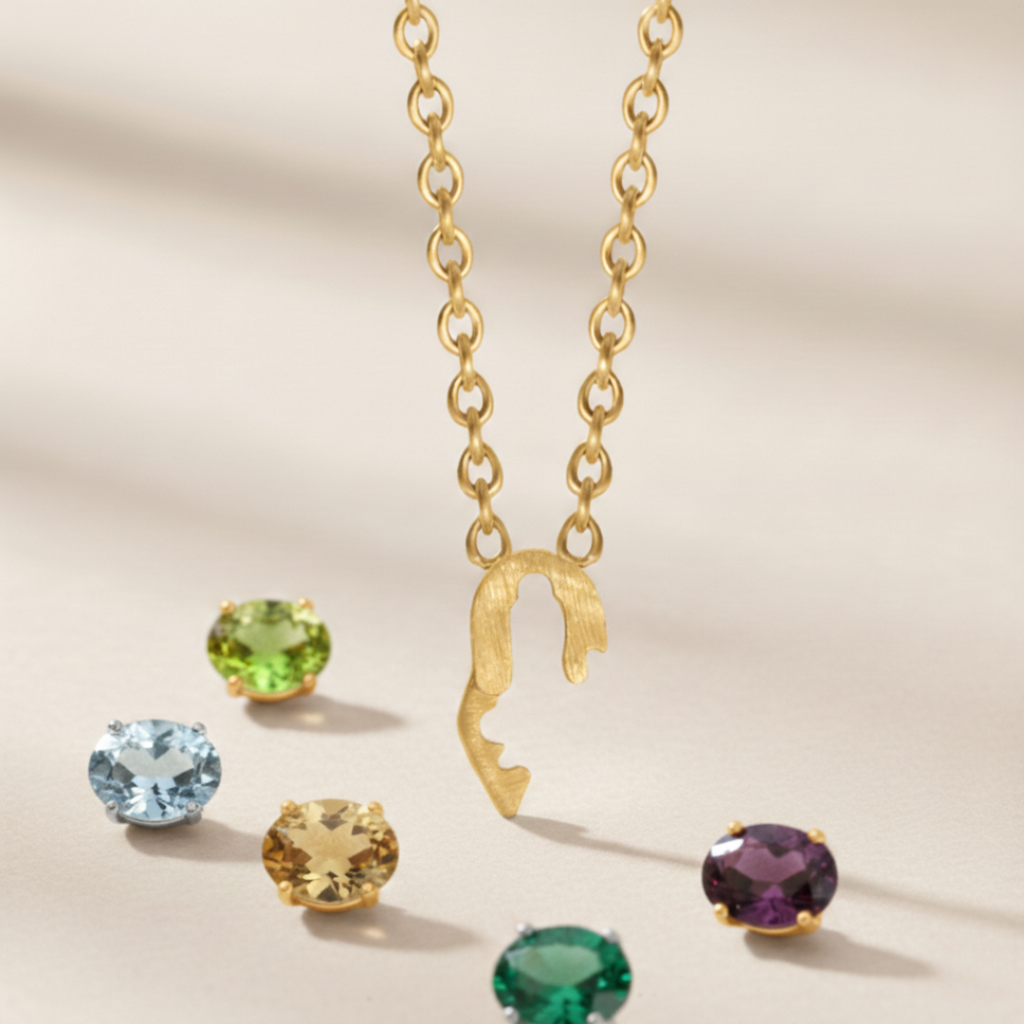 18k Yellow Gold Customizable Necklace