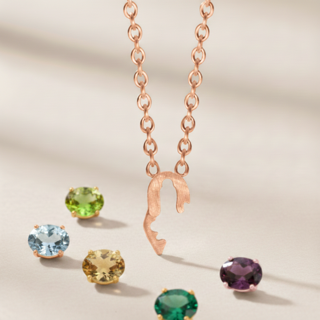 18k Rose Gold Customizable Necklace