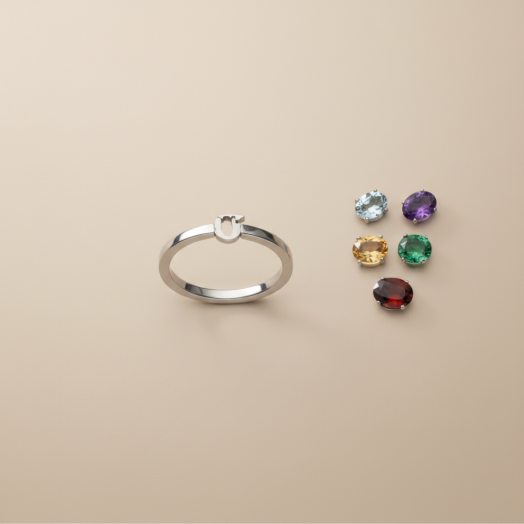 Customizable stainless steel ring