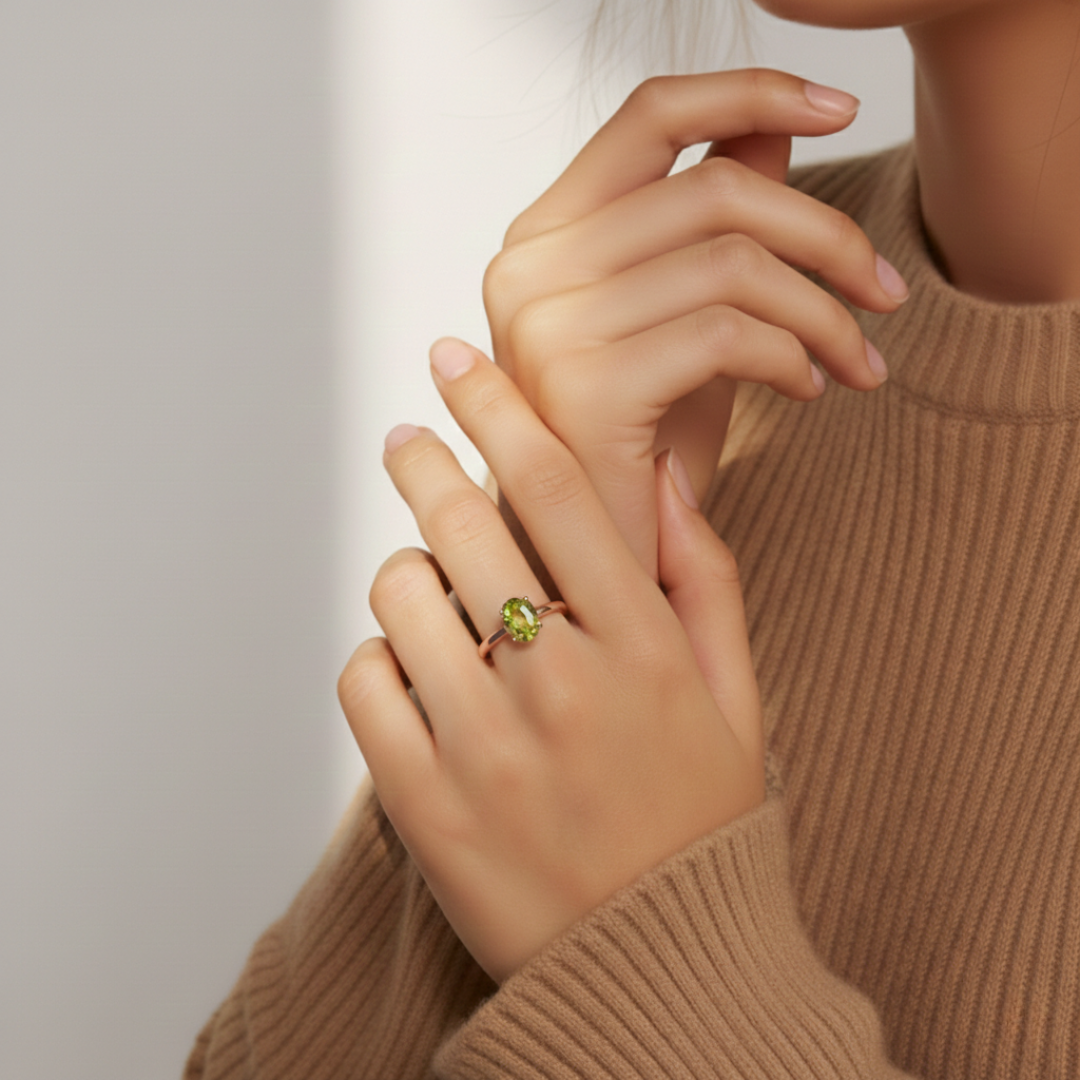 Customizable rose gold ring