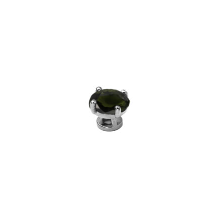 Gem Tourmaline verte ovale