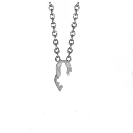 Collier en or gris